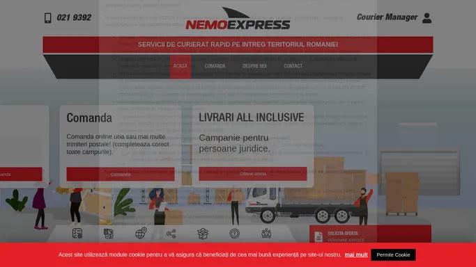 Nemoexpress - Servicii profesionale de curierat