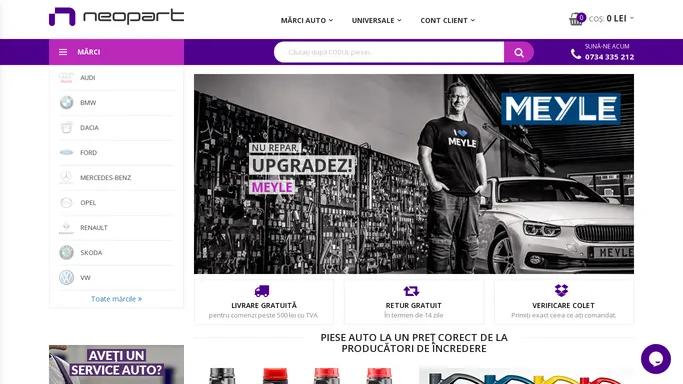 Magazin online piese auto | Neopart Supplier