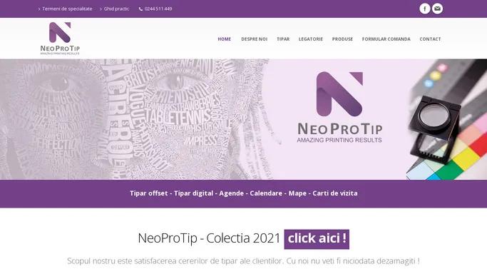 NeoProTip Tipografie Ploiesti - Tipar offset, tipar digital, agende, calendare, mape, carti de vizita
