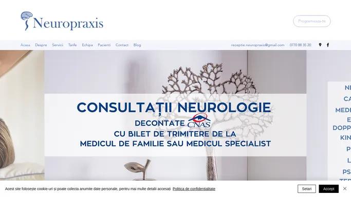 Neuropraxis Floresti | Neurologie | Medicina interna | Ecografie | Kinetoterapie | Psihologie