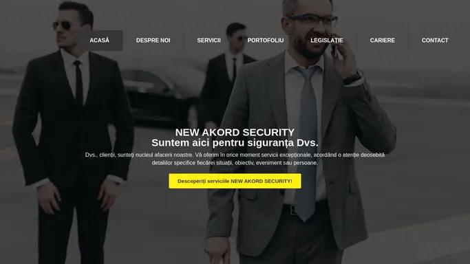 New Akord Security: servicii profesionale de paza, securitate corporativa