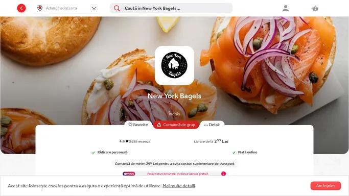 ⚡ New York Bagels | Comanda mancare online - Livrare acasa