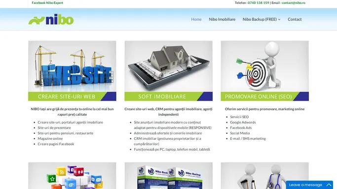 Firma web design Iasi | Creare site web - NIBO