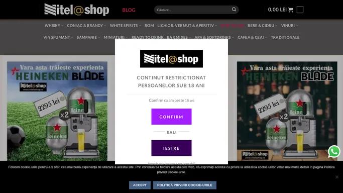 Magazin online de bauturi alcoolice si non-alcoolice - Nitela Shop