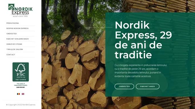Nordik Express | Cherestea stejar Timis