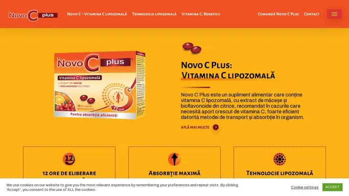 Novo C Plus: Vitamina C Lipozomala - Supliment alimentar