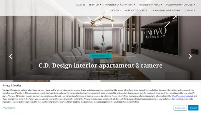 NOVO Concept – Design interior, mobilier la comanda, amenajari interioare