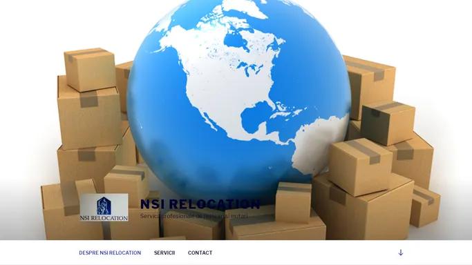 NSI RELOCATION – Servicii profesionale de relocari si mutari