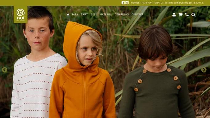 Nui Organics - haine organice pentru copii