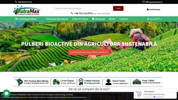 Pulberi bioactive provenind din agricultura sustenabila | NutraMax.ro