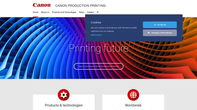 Home - Canon Production Printing