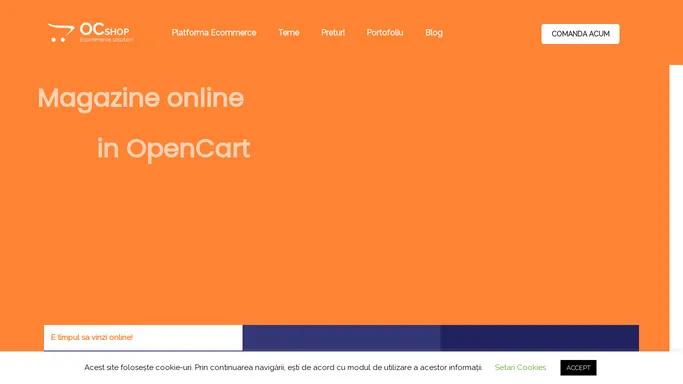 Creare magazin online in OpenCart - OcShop.ro