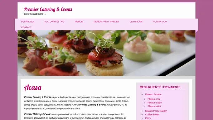 Premier Catering & Events | Catering and more …