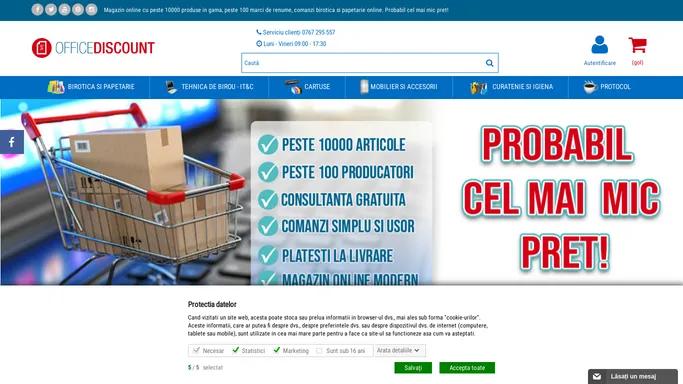 Birotica si papetarie online, cartuse imprimanta | office-discount.ro