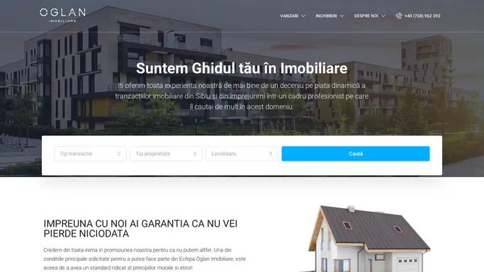 Agentie Imobiliara Sibiu – Oglan Imobiliare – 100% Satisfactie