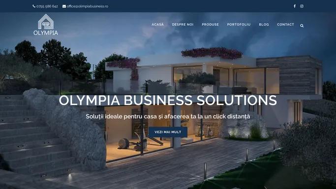 Acasa - Olympia Business Solution - Usi garaj, Automatizari porti, Bariere de acces