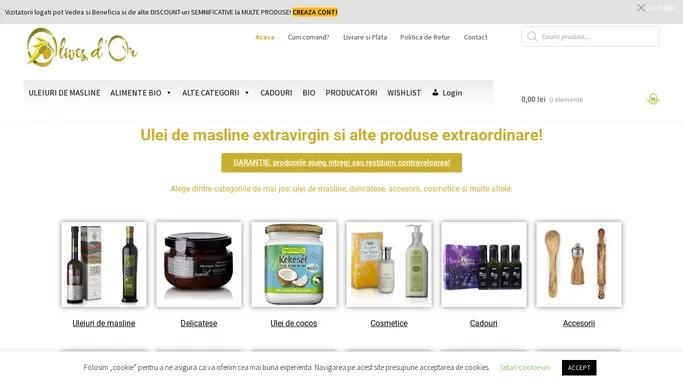 Ulei de masline extravirgin Premium | Grecia, Italia, Spania | Olives d'Or