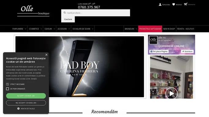 Olle.ro: Parfumuri originale online | Ceasuri | Parfumerie si cosmetice