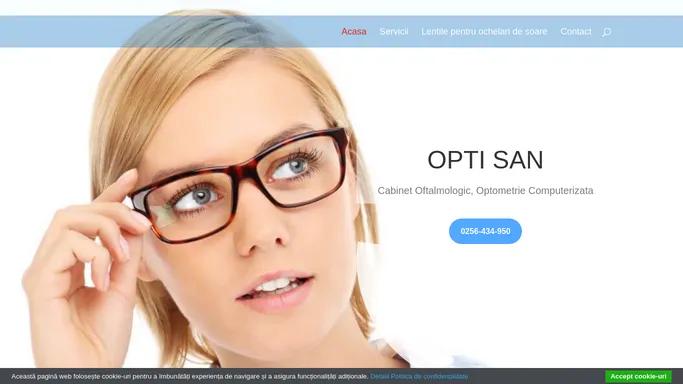Opti San | Opti San - Optica si ochelari timisoara