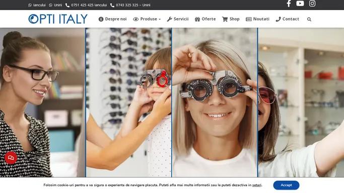 OPTI ITALY ochelari vedere rame & lentile optica medicala Iancului & Unirii