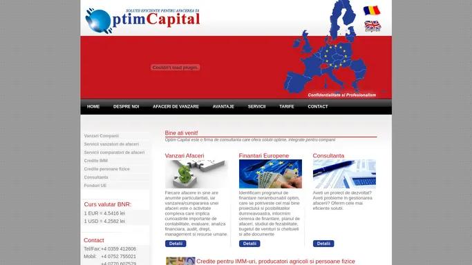 Optim Capital - Solutii eficiente pentru afacerea ta
