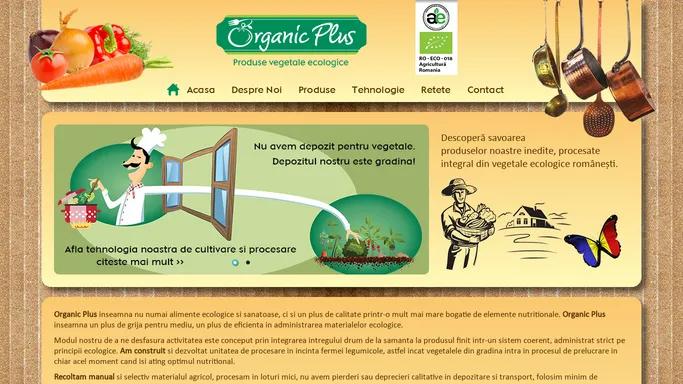 Organic Plus - produse vegetale ecologice