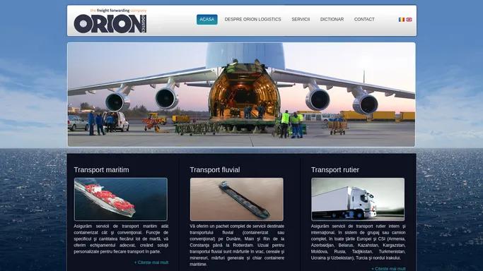 Orion Logistics - Freight Forwarding Company