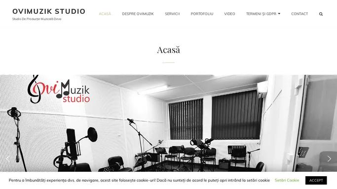 OVIMUZIK STUDIO – Studio de productie muzicala Deva