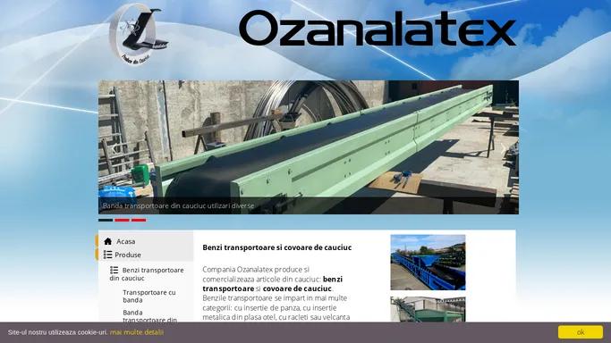 OzanaLatex - Benzi transportoare din cauciuc, covor cauciuc