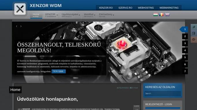 XENZOR WDM - XENZOR - Homepage