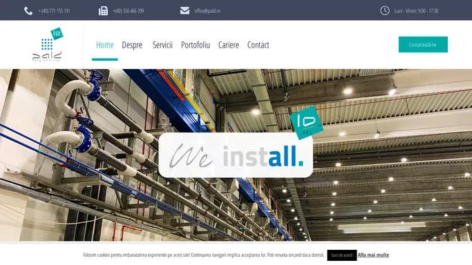 PALD - We install (Instalatii industriale si civile)