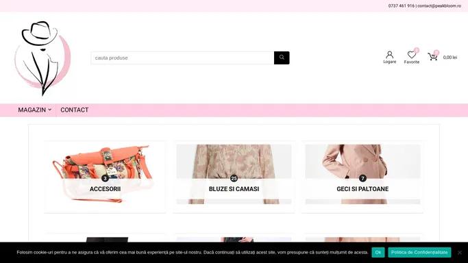 Magazin online de haine si articole vestimentare de dama - Peakbloom