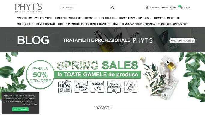 Phyts Romania - Magazin Online Produse Cosmetice Bio