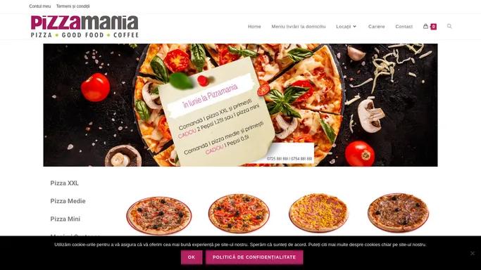 Pizzamania – livrari la domiciliu