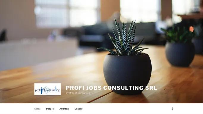 Profi Jobs Consulting SRL – Profi Jobs Consulting