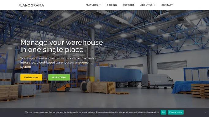 Planograma | Manage your warehouse in one single place