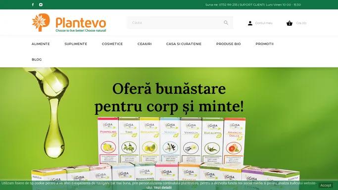 Produse Naturiste - Plantevo | Comanda produse pe plantevo.ro‎