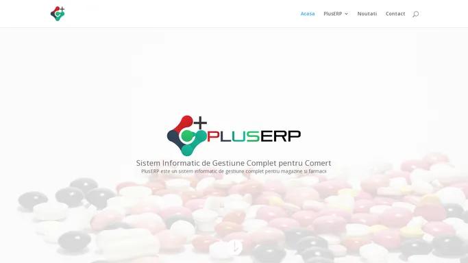 PlusERP | Sistem Informatic de Gestiune Complet pentru Comert