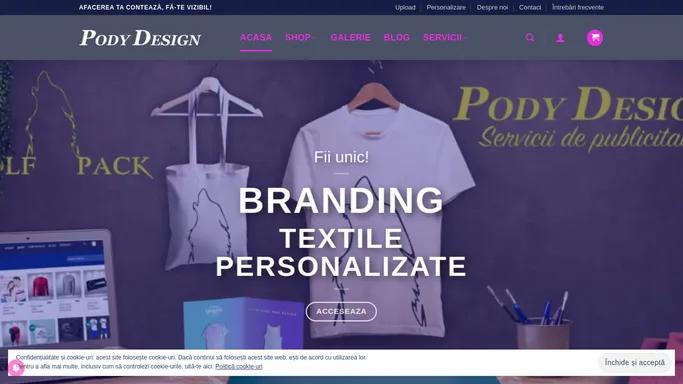 Agentie de publicitate - Productie publicitara - Branding - Pody Design