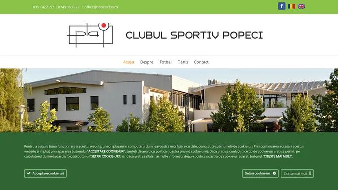 Clubul Sportiv Popeci din Craiova - Fotbal, Tenis si Fitness