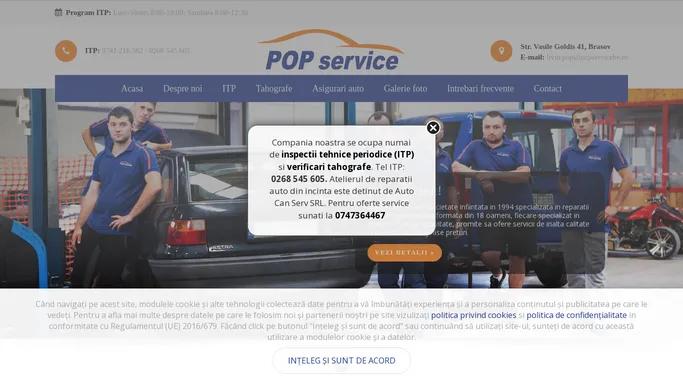 Service Auto Brasov, ITP, Tinichigerie, Vopsitorie – Pop Service