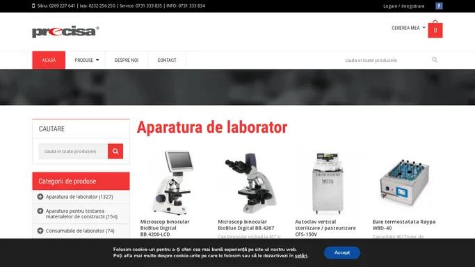 PRECISA | Aparatura de laborator | Echipamente testare materiale