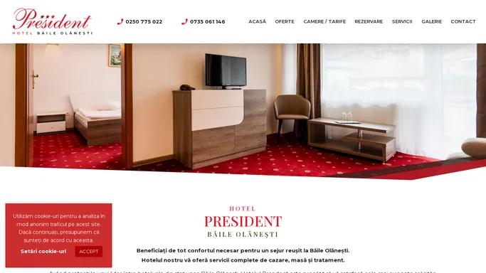 Hotel President • Cazare hotel in Baile Olanesti