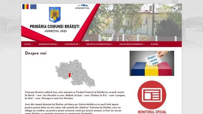 Primaria Comunei Braesti – Site-ul Oficial