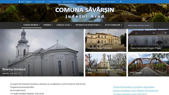 Primaria Savarsin | Savarsin, jud. Arad