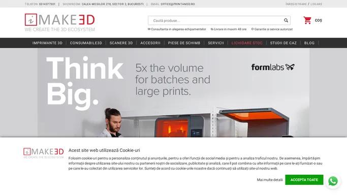 Magazin Online de Imprimante si Tehnologii 3D - iMake3D