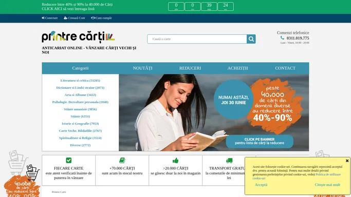 Anticariat Online - Vanzare Carti - PrintreCarti.ro