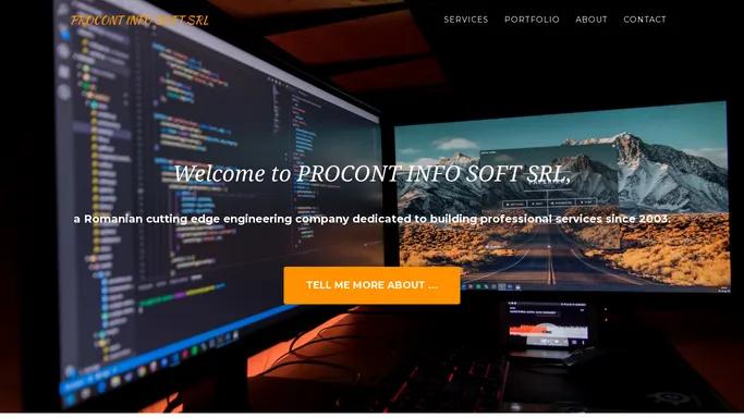 Procont Info Soft SRL - presentation page