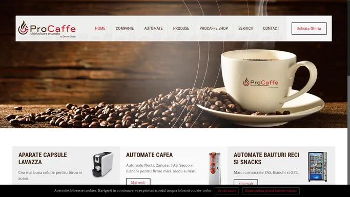 ProCaffe | Automate cafea Cluj | Aparate cafea Cluj