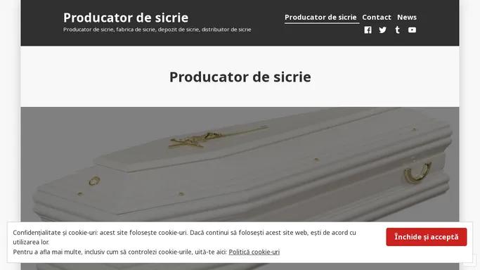 Producator de sicrie – Producator de sicrie, fabrica de sicrie, depozit de sicrie, distribuitor de sicrie